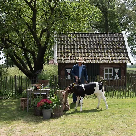 בית נופש Logeerderij Het Landleven Met Jacuzzi En Sauna Achterhoek